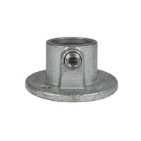Karton Rohrverbinder Fußplatte rund-D / 42,4 mm (30 Stück)